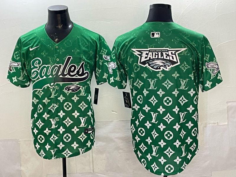 Men 2026 Philadelphia Eagles Blank Green Nike Limited NFL Jersey style 0008->philadelphia eagles->NFL Jersey